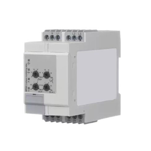 مرحل مراقبة ثلاثي المراحل DPC01DM69، 600-690 فولت تيار متردد، التحكم في المحرك مع اكتشاف الحمل الزائد وتسلسل الطور، سكة DIN in Kuwait