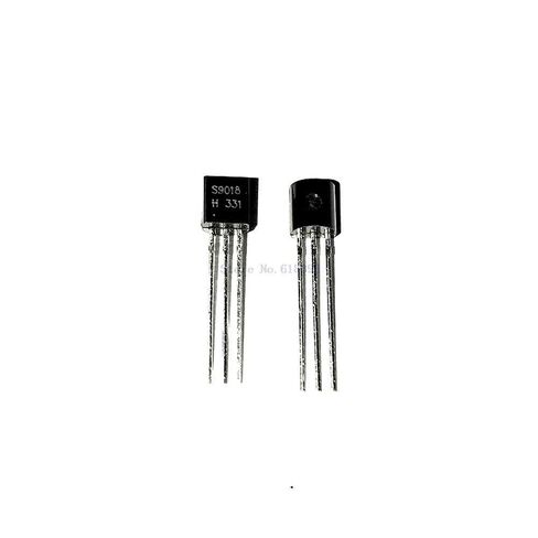 Generic 10pcs/Lot RF Transistor NPN 15V 50mA 1 1GHz 400mW Through Hole TO-92-3 S9018 in Kuwait