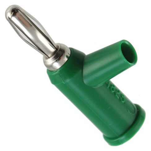 Pomona Electronics 1825-5 10 Green Solderless Stackup Banana Plugs with Safety Shield 15A in Kuwait