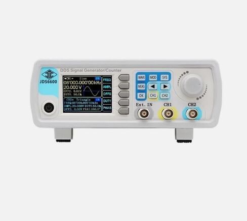 JDS6600 Fully CNC DDS 60MHz Dual Channel Function Arbitrary Wave Signal Generator Source Frequency Meter Frequency Sweep Instrument in Kuwait