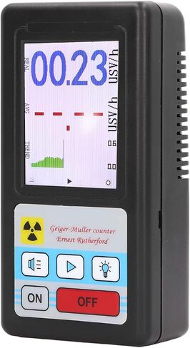 Nuc Radiation Detector Counter Dosage Alarm Device Dosimeter Meter BR 6 Nuc Radiation DetectorNuc Radiation Detector GeigerNuc Radiation MeterNuc Radiation DosimeterRadiation in Kuwait