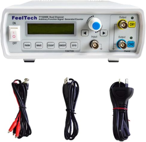 FY3200S 12MHz DDS مولد إشارة مولد رقمي ثنائي القناة وظيفة مولد DDS تردد مولد تردد متر (FY3200S-12MHz) in Kuwait