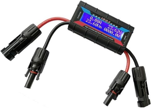 RC واط متر محلل الطاقة الجهد أمبير متر، شاشة LCD رقمية مع موصل الضوئية للطاقة الشمسية، طاقة الرياح، قياس تيار البطارية 4.8-60 فولت (150 أمبير) in Kuwait