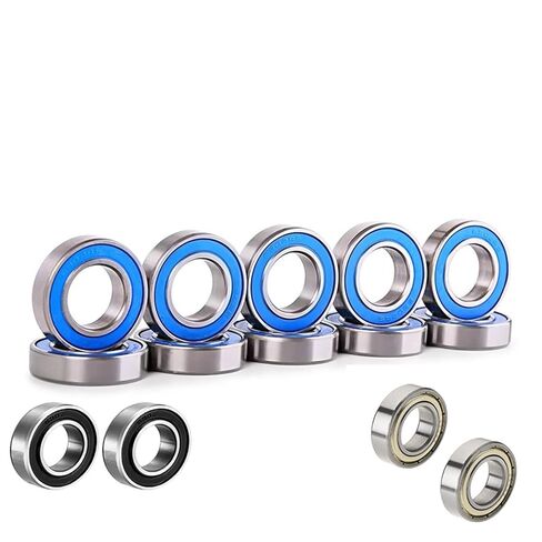 6902RS Bearing 10PCS 15x28x7mm ABEC-3 Hobby Electric RC Car Truck 6902 RS 2RS Ball Bearings 6902-2RS Blue(6902ZZ) in Kuwait