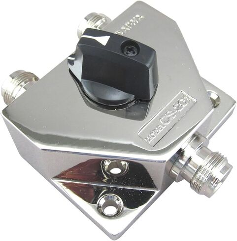 Daiwa CS-201GII 2-Position Coax Switch (N-Type) – High-Power RF Antenna Selector DC–2 GHz, 50-dB Isolation, Gold-Plated N Female Connectors, Manual RF Switch for Amateur Device Rack in Kuwait