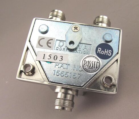 Daiwa CS-201GII 2-Position Coax Switch (N-Type) – High-Power RF Antenna Selector DC–2 GHz, 50-dB Isolation, Gold-Plated N Female Connectors, Manual RF Switch for Amateur Device Rack in Kuwait