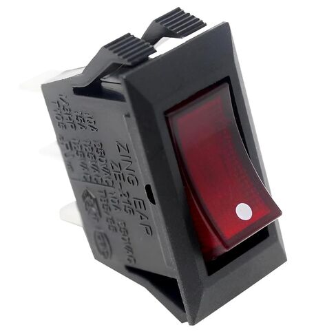 مفتاح تشغيل/إيقاف تشغيل ZE-215 - 15A 125V SPST، مفتاح ثلاثي الشق لأغطية المطبخ والمصابيح والأجهزة والمواقد الكهربائية ومطاحن المقاعد وشرائط الطاقة والفشار وآلات الفراغ - أسود in Kuwait