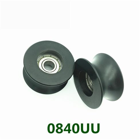 2pcs U Groove Ball Bearing Axk 0840uu Bu0840 608zz 608z Sealed for Window Door Guide Pulley Rail 8x40x20.7mm in Kuwait