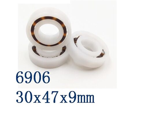 Real Thrust Axk 6906POM 6906 Pom Set of 10 Plastic Ball Bearings 30x47x9mm Glass Balls for Mechanical Applications in Kuwait