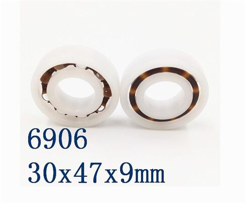 Real Thrust Axk 6906POM 6906 Pom Set of 10 Plastic Ball Bearings 30x47x9mm Glass Balls for Mechanical Applications in Kuwait