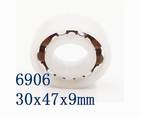 Real Thrust Axk 6906POM 6906 Pom Set of 10 Plastic Ball Bearings 30x47x9mm Glass Balls for Mechanical Applications in Kuwait