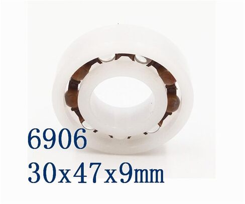 Real Thrust Axk 6906POM 6906 Pom Set of 10 Plastic Ball Bearings 30x47x9mm Glass Balls for Mechanical Applications in Kuwait
