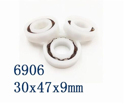 Real Thrust Axk 6906POM 6906 Pom Set of 10 Plastic Ball Bearings 30x47x9mm Glass Balls for Mechanical Applications in Kuwait