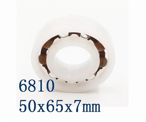 Axk 6810 Pom Plastic Ball Bearings 10pcs Set 50x65x7mm Size Glass Balls for 50mm/65mm/7mm Diameter Direct in Kuwait