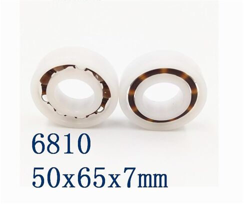 Axk 6810 Pom Plastic Ball Bearings 10pcs Set 50x65x7mm Size Glass Balls for 50mm/65mm/7mm Diameter Direct in Kuwait