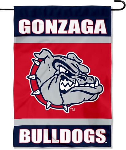 Gonzaga Bulldogs Wordmark Logo Garden Banner Flag in Kuwait