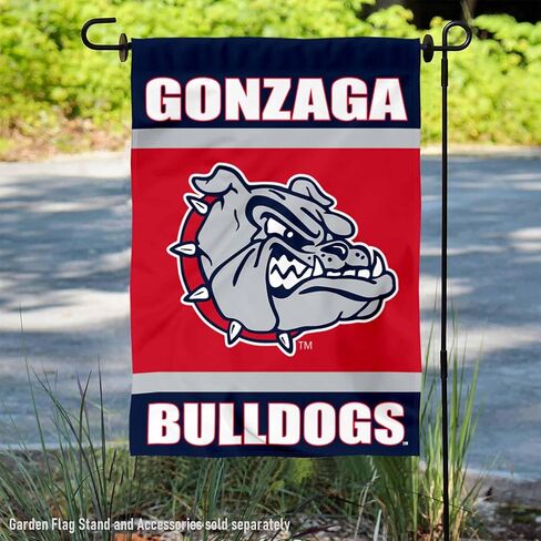 Gonzaga Bulldogs Wordmark Logo Garden Banner Flag in Kuwait