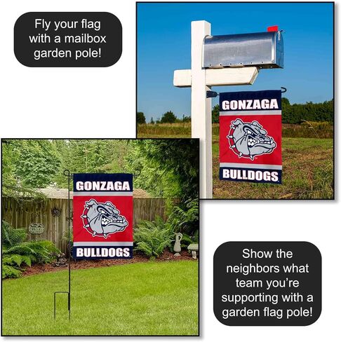 Gonzaga Bulldogs Wordmark Logo Garden Banner Flag in Kuwait