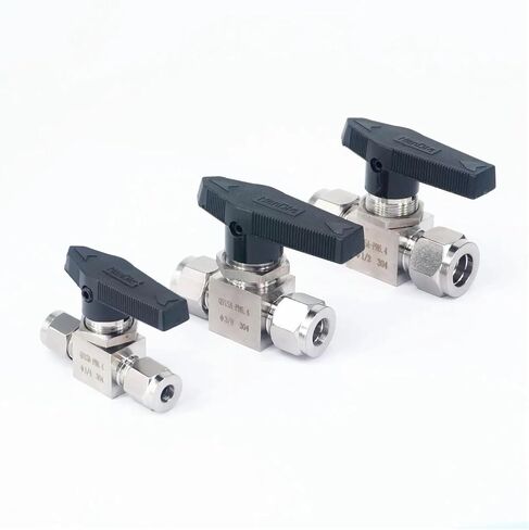 Fit Tube O.D 3/4/6/8/10/12/14/16/18/20mm 1/8" 1/4" 3/8" 1/2" 304 Stainless Compression Fitting Shut off Ball Valve PN 6.4(3/4") Plumbing Fittings in Kuwait