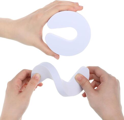 TIESOME 8Pcs Door Finger Pinch Guard, Baby Anti Door Slam Stopper Soft Foam Proof Door Stopper Prevents Finger Pinch Injuries, Slamming Doors, and Child or Pet from Getting Locked in Room in Kuwait