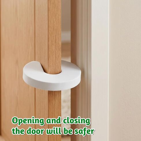 TIESOME 8Pcs Door Finger Pinch Guard, Baby Anti Door Slam Stopper Soft Foam Proof Door Stopper Prevents Finger Pinch Injuries, Slamming Doors, and Child or Pet from Getting Locked in Room in Kuwait