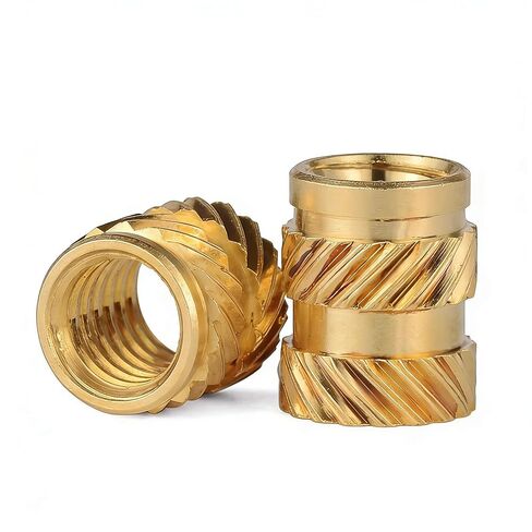 150pcs M3 Threaded Insert,M3 x D4 x L5 for 3D Printing Components,Brass Nuts Knurled Twill Thread Nut Inserts in Kuwait