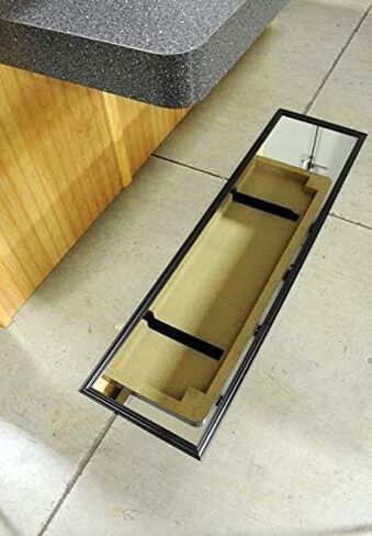 Concealed Bracket - Hidden Countertop Support (24, Black) in Kuwait