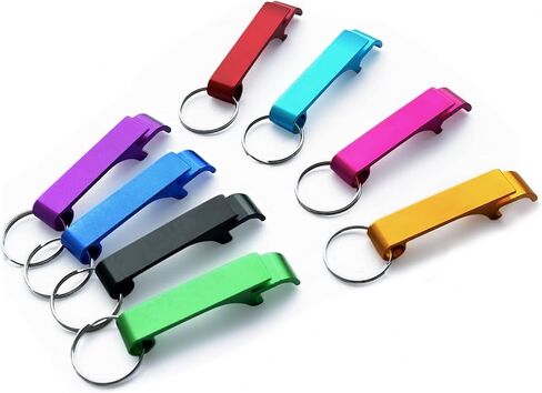 100pcs Personalized Wedding Favors Bottle Opener with Logo Text for Men Women, Wedding Favors For Guests Bulk,Engraved Aluminum Keychain Party Holiday Father's Day Graduation Favors in Kuwait