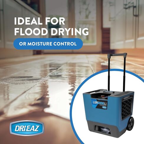 مزيل الرطوبة التجاري Dri-Eaz LGR 5000Li مع مضخة، 164 باينت، مزيل الرطوبة الصناعي المحمول القوي لما يصل إلى 8000 قدم مكعب in Kuwait