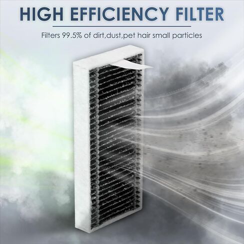 (9 عبوات) مرشحات HEPA البديلة X9 Pro Omni لـ ECOVACS DEEBOT X8 Pro Omni، X9 Pro Omni، T80 Omni، X8 Omni، X11 OmniCyclone، X11 Pro Omni، مجموعة ملحقات مرشحات الكربون المنشط، مرشح مستقيم in Kuwait