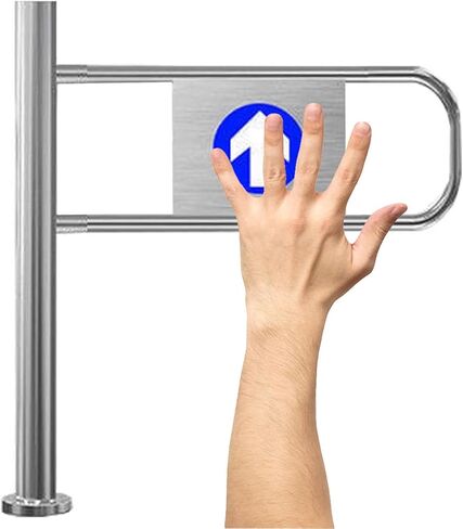 Universal Spring-Loaded Safety Gate - Automatic Closing Swing Gate for Supermarkets Libraries Factories & Schools - Secure Entrance Solution for High Traffic Areas in Kuwait