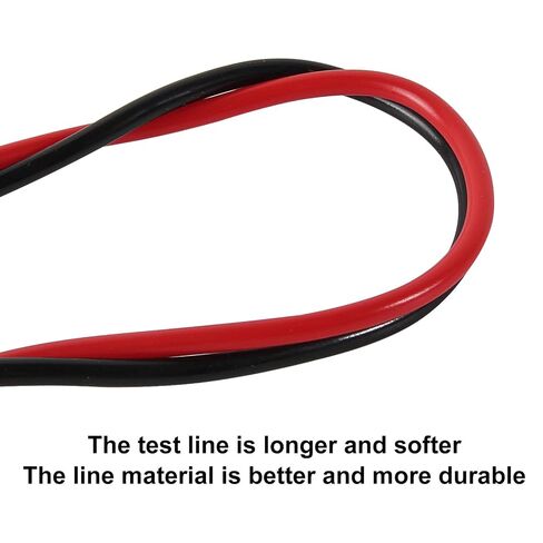 UMLIFE 8PCS Meter Test Lead Extension Male to Female Connector 4mm Banana Plug to Jack Heavy Duty Silicone Wires Multimeter Leads Probes in Kuwait