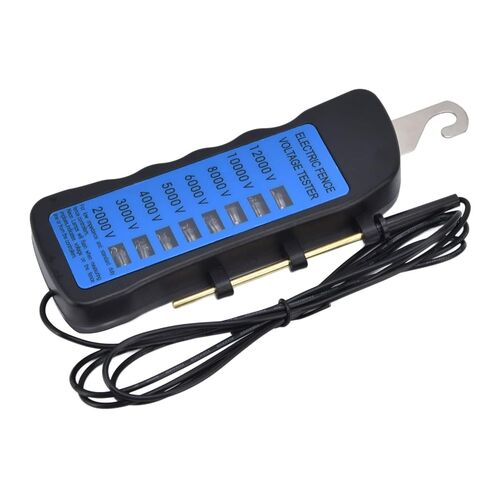 12KV Neon Fence Voltage Tester, 2000 to 12000V ABS Material with 8 Neon Indicator Lights, for Farms Home Gardens and Livestock Enclosures in Kuwait