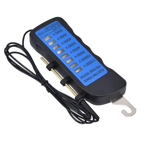 12KV Neon Fence Voltage Tester, 2000 to 12000V ABS Material with 8 Neon Indicator Lights, for Farms Home Gardens and Livestock Enclosures in Kuwait