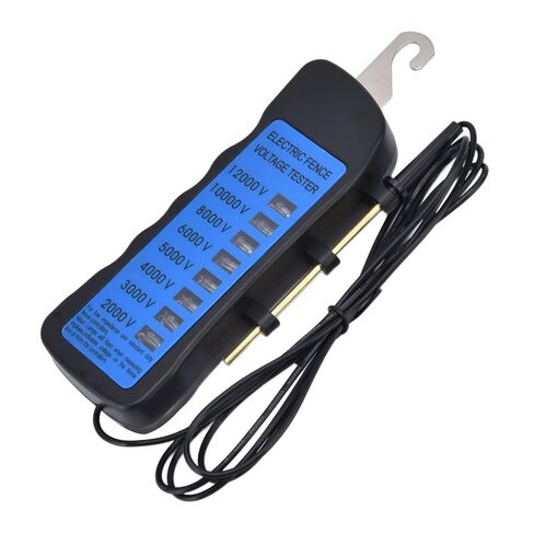 12KV Neon Fence Voltage Tester, 2000 to 12000V ABS Material with 8 Neon Indicator Lights, for Farms Home Gardens and Livestock Enclosures in Kuwait