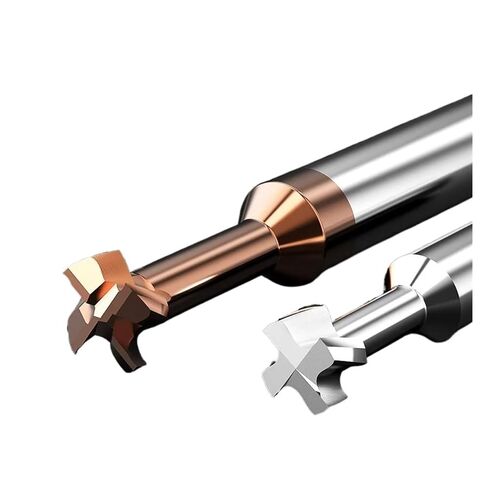 مطحنة نهاية بفتحة T 4 مم 6 مم 8 مم - أداة طحن كربيد عالية الدقة للشق والحز، قطعة واحدة (10dx3.0hx4dx10xl60mm) in Kuwait