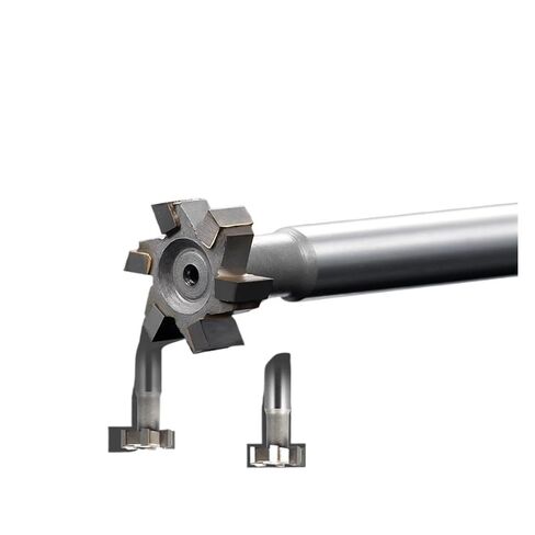قواطع طحن ذات فتحة T - قواطع ملحومة ذات ساق مستقيمة من سبيكة مطعمة لمعالجة المعادن - مقاسات 12، 16، 20 مم (22d، 12d، 90l، 6t، 8mm) in Kuwait
