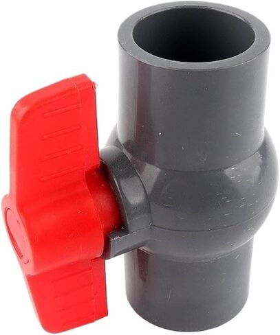 1/3 Pcs 20-160 Mm Grey PVC Flat Ball Valve Garden Irrigation Hose Connection Fittings Aquarium Switch Globe Valve Big Size(1 pcs,Inner dia 160mm) in Kuwait