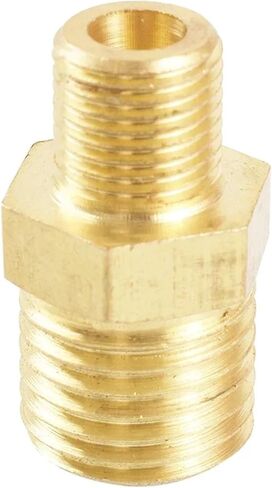 M8 M10 M12 M14 M16 M18 M20 Metric x 1/8" 1/4" 3/8" 1/2" 3/4" bspt Male Brass Hex Nipple Pipe Fitting Connector Coupler(1.9x0.8mm) in Kuwait