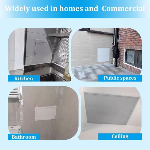 Metal Access Panel - Insulated Attic Door, 16x16/20x20/28x48/30x20in, White C Door for Home, Easy Installation, Durable, Energy Efficient Access Solution in Kuwait
