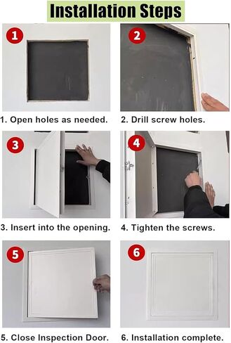 Premium Aluminum Access Panel Door, 28x28in, C Door with Knob for Easy Access, Ideal for Laundry Chutes, Plumbing, and Attic Maintenance Solutions. in Kuwait