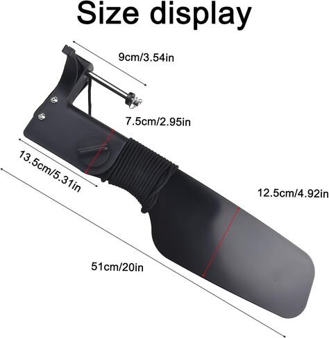 Nylon Rudder With Pulley Steering Control System, Suitable For Kayaks, Canoes, Boats, And Fishing Boat Rudder Accessories in Kuwait