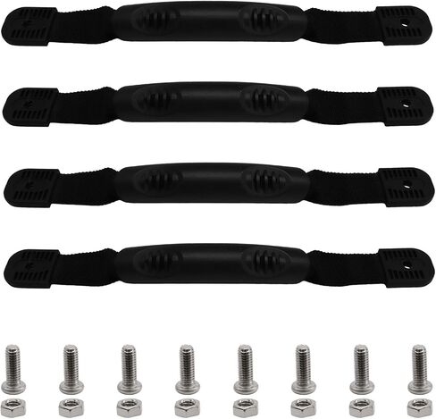 Zorfeter 4 Pack Kayak Carry Handles, Canoe Boat Handle with Screws Heavy Duty Kayak Handles, Replacement Accessories for Outdoor Sport/Canoe Enthusiasts in Kuwait