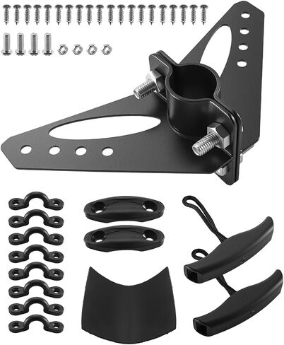 Steering Triangle Kit Compatible with Newport NK-180S Brushless Kayak Trolling Motors, Stainless Steel Steering Holder with with Handles and Kayak Pad Eye, Easy Installation (Steering Triangle Kit) in Kuwait