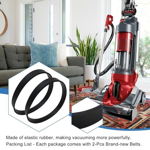 2X Vacuum Cleaner Belts Fit for for Dirt Devil UD70100, UD70100CDI, UD70105, UD70110CDI, UD70115, UD70125, UD70125CDI, UD70161, UD70163, UD70165, UD70165CDI, UD70167 in Kuwait