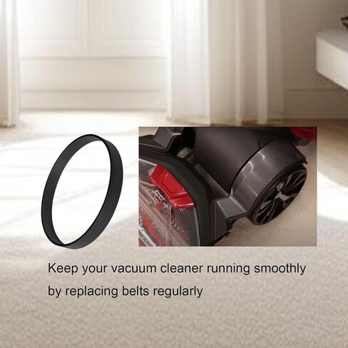 أحزمة استبدال JIEPRO متوافقة مع Bissell 1820، 1822، 1825، 1813، 1823، 1838، 3247، 3574، 3583 Cleanview Upright Vacuum Cleaner (عبوتان) in Kuwait