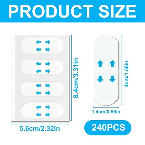 240 Pcs Tape for Face Lifting, Eye Lifter Face Lifting Tape Invisible, Face Tape Lift for Instant Lifting & Tightening Loose Sagging Skin, Wrinkles, Jowls, Double Chin, Eye, Cheek in Kuwait