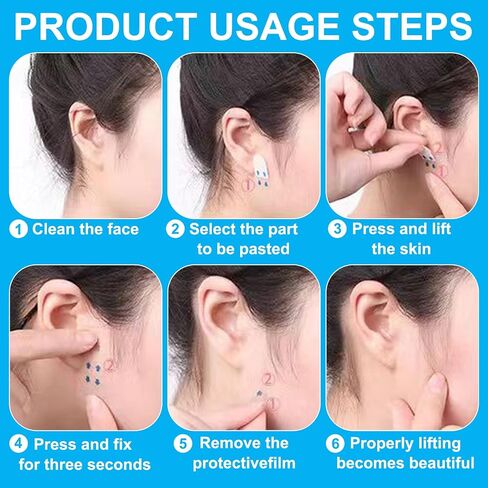 240 Pcs Tape for Face Lifting, Eye Lifter Face Lifting Tape Invisible, Face Tape Lift for Instant Lifting & Tightening Loose Sagging Skin, Wrinkles, Jowls, Double Chin, Eye, Cheek in Kuwait