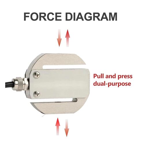 Circular S-Type Tension and Pressure Sensor Industrial Weighing Press Machine Hoisting Equipment 1Pcs(5KG) in Saudi Arabia