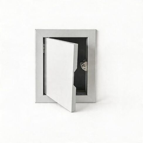 Access Panel for Drywall - Recessed Aluminum Wall Access Door for Ceiling, Plumbing & HVAC - Paintable Hidden Inspection Hatch - Durable C Door Cover in Kuwait